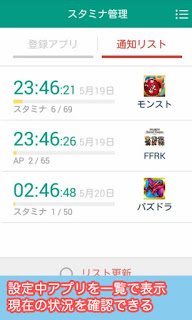ソシャゲ等のスタミナを一括管理 スタミナ管理 リリース Androidサプリ